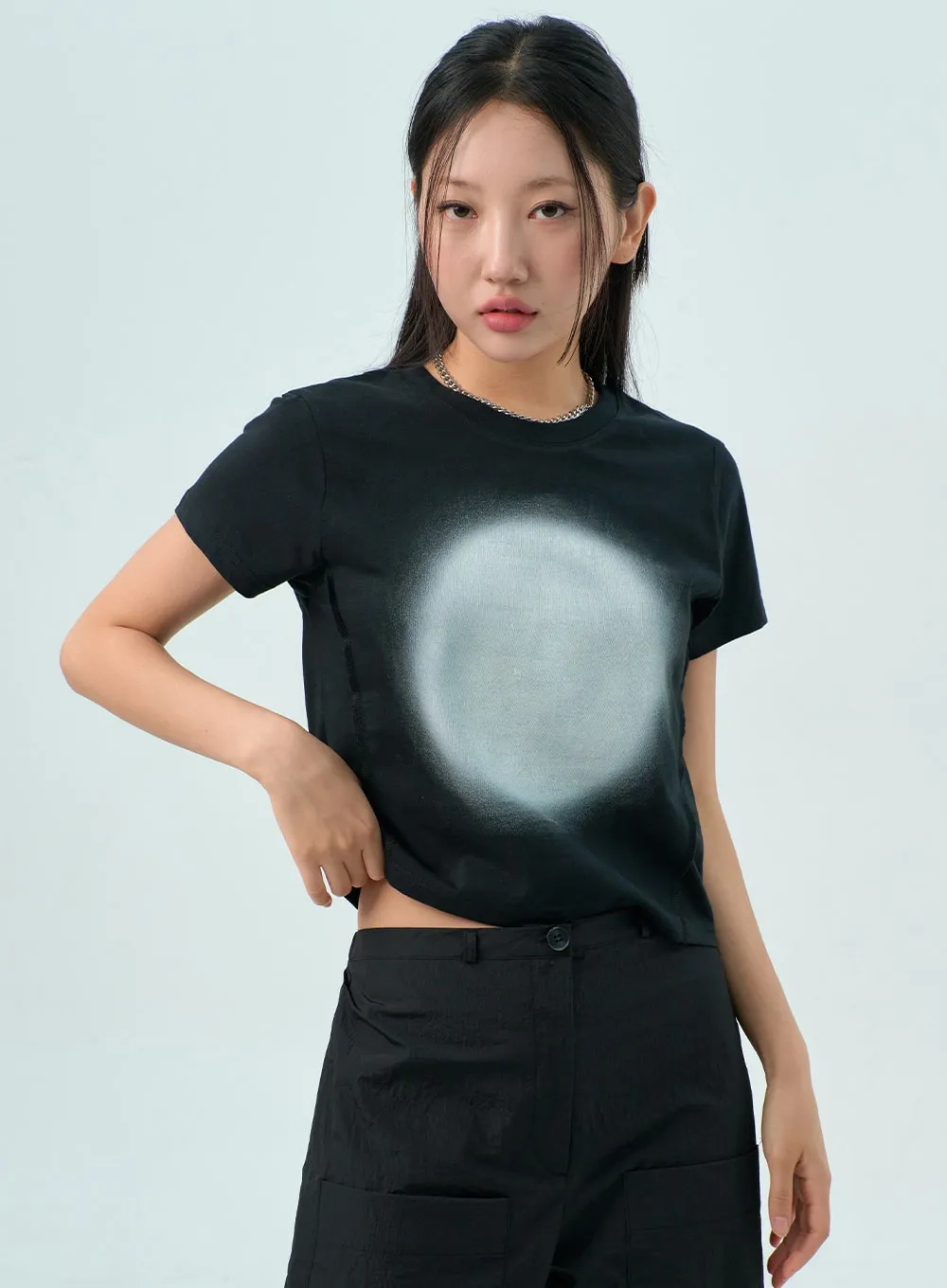 Cotton Cropped Tee CY330 | Parallel