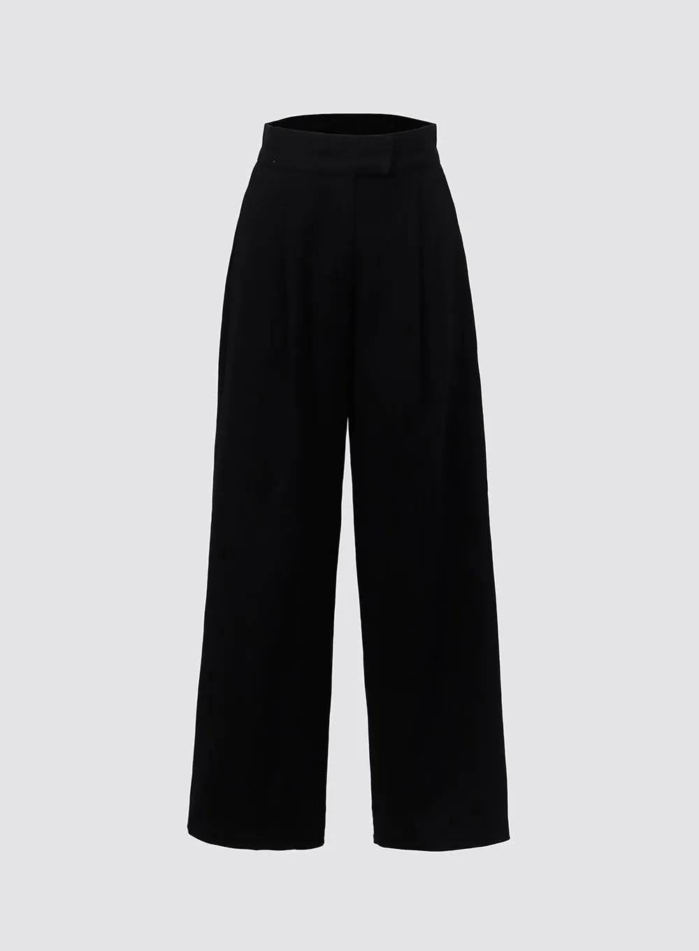 Pintuck Wide Fit Cotton Pants IO319 sold by Lewkin product image thumbnail 4