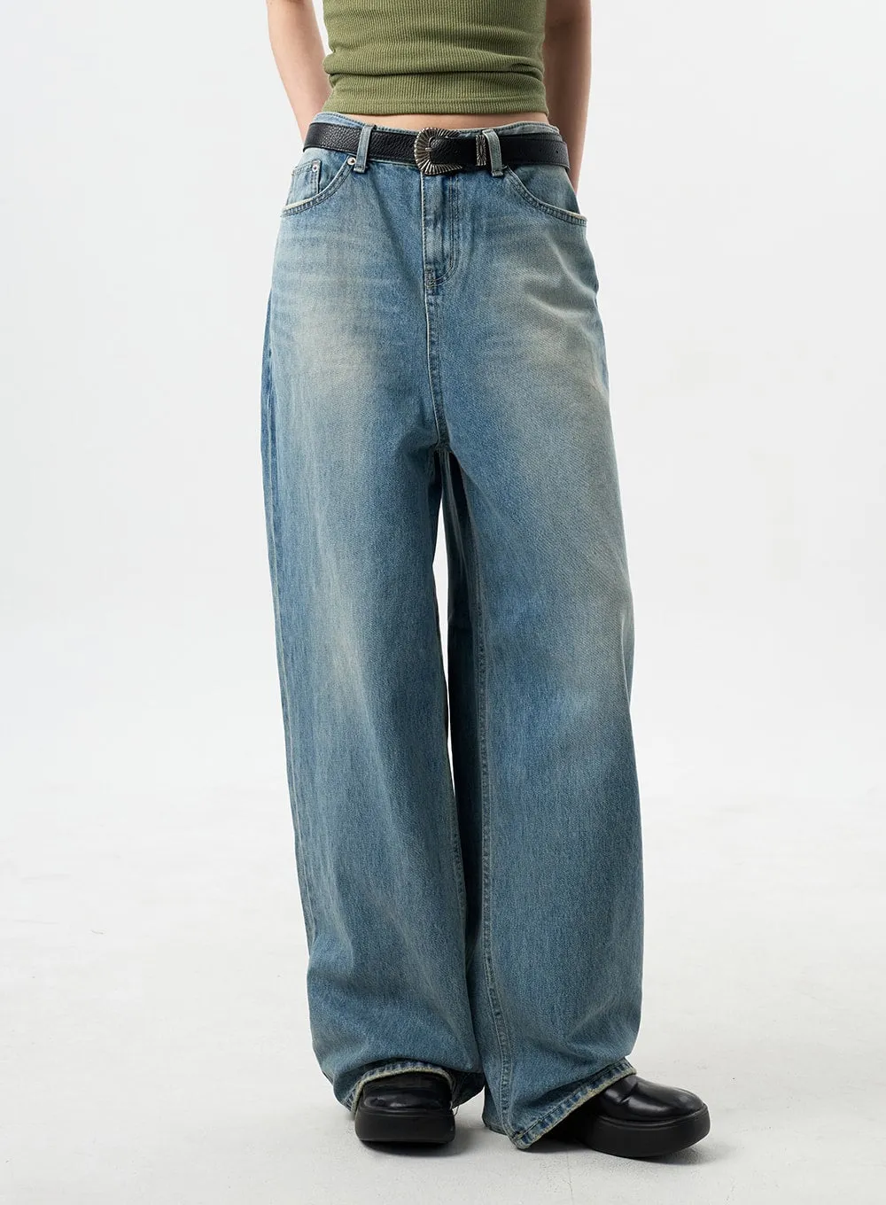 Oversized Jeans Unisex CY312 sold by Lewkin product image thumbnail 5