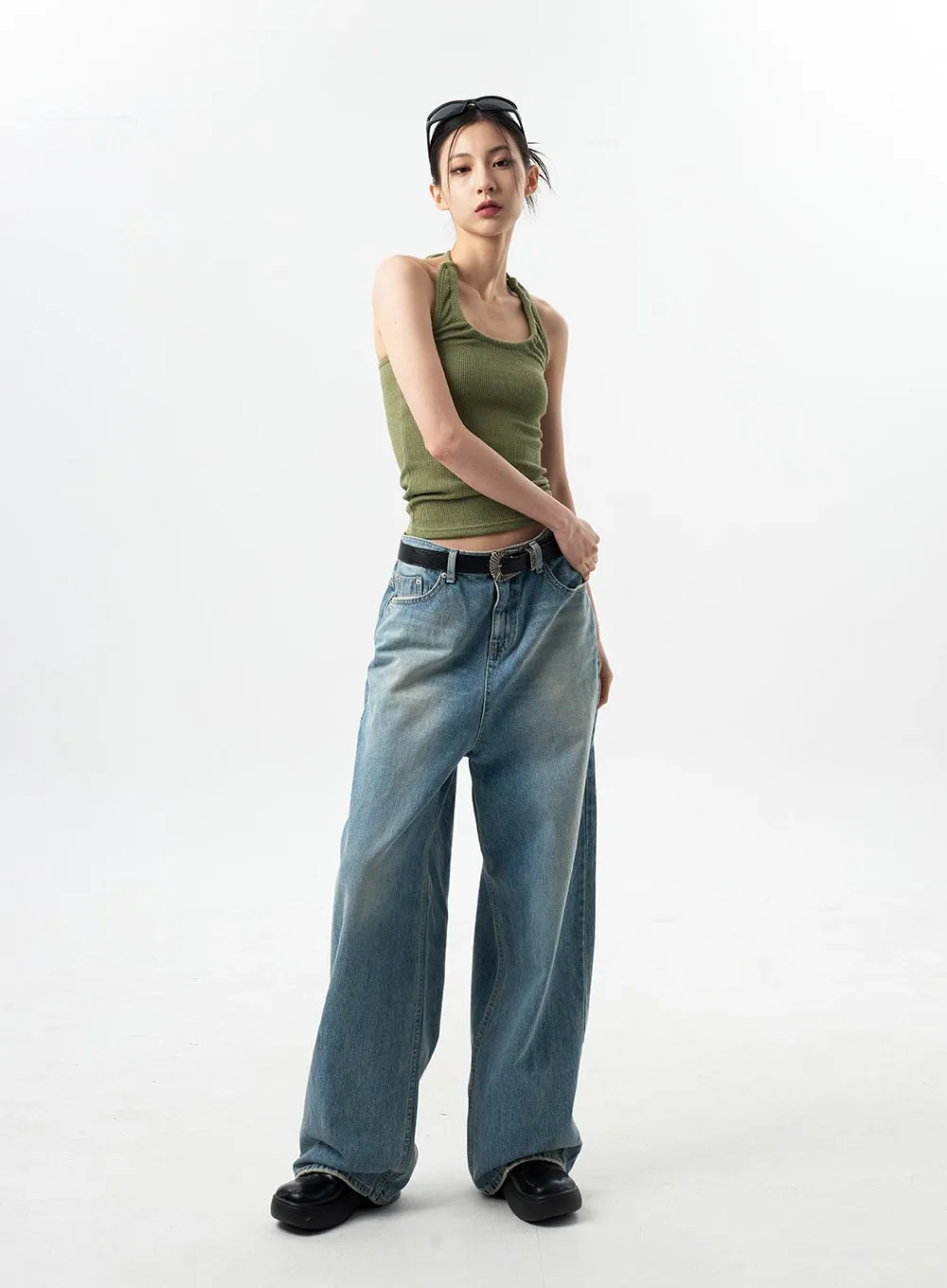 Oversized Jeans Unisex CY312 sold by Lewkin product image thumbnail 4