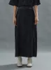 Stich Denim Long Skirt With Belt Set CG01 sold by Lewkin