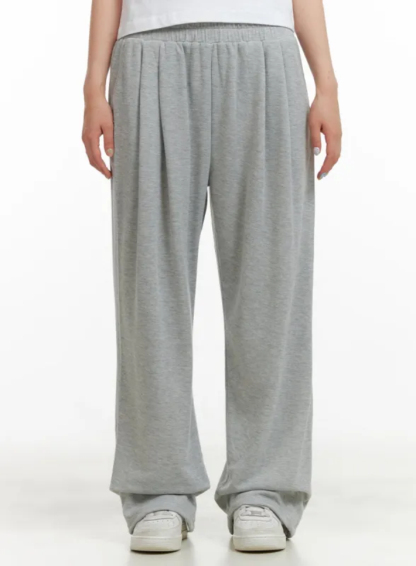 Pintuck Banded Sweatpants CU424 sold by Lewkin