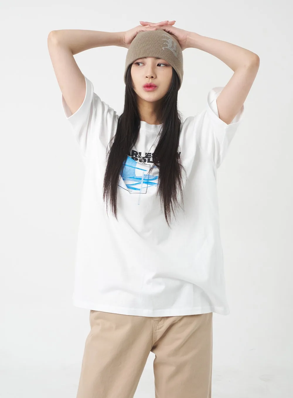 Oversized Tee BY311 sold by Lewkin