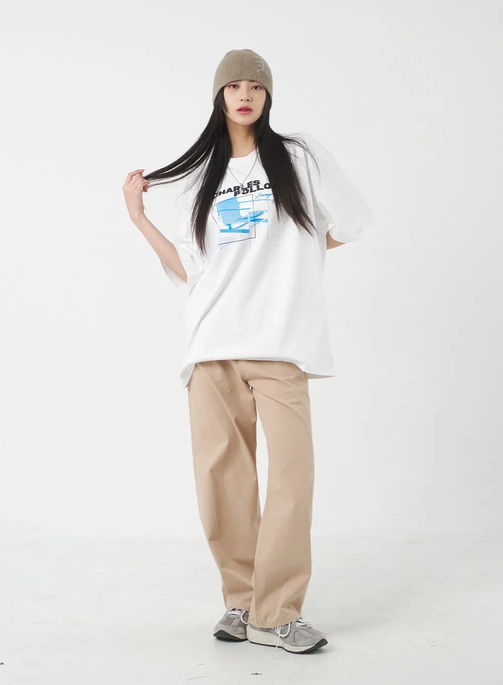 Oversized Tee BY311 sold by Lewkin product image thumbnail 3