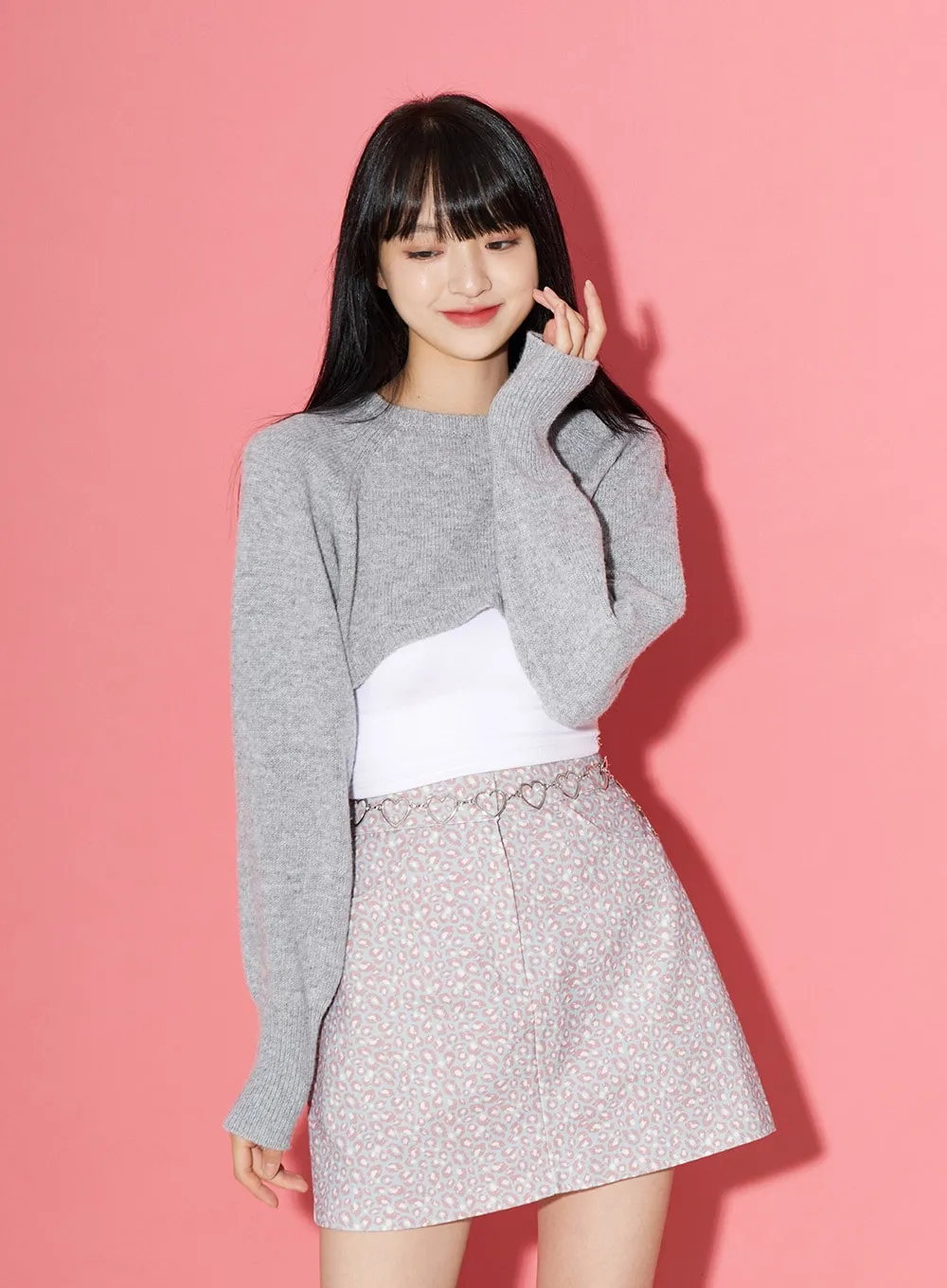 Bolero Knit Crop Top BS26 sold by Lewkin product image thumbnail 4