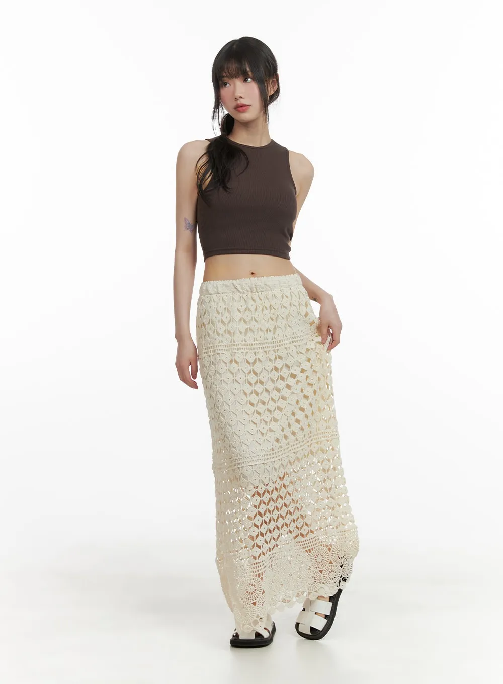 Basic Tank Crop Top CA412 sold by Lewkin product image thumbnail 2