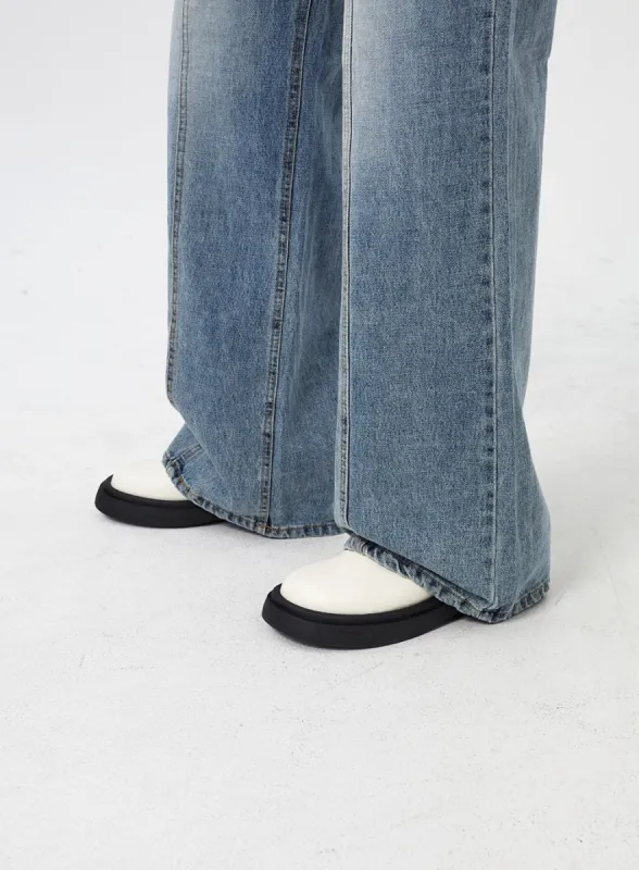 Round Toe Platform Loafer CM317 sold by Lewkin