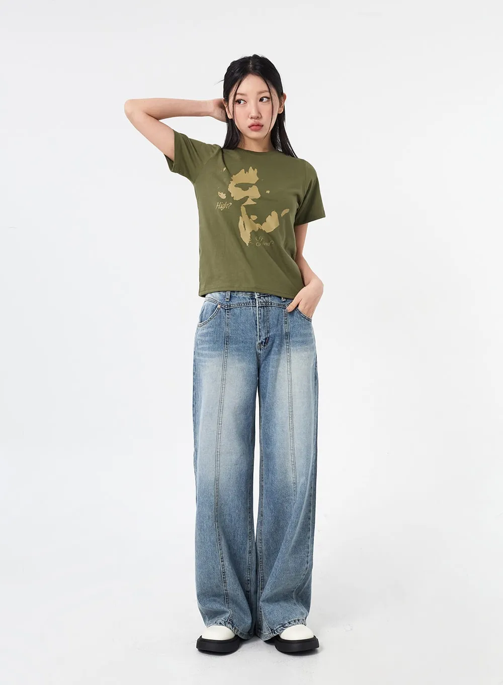 Round Toe Platform Loafer CM317 sold by Lewkin product image thumbnail 2