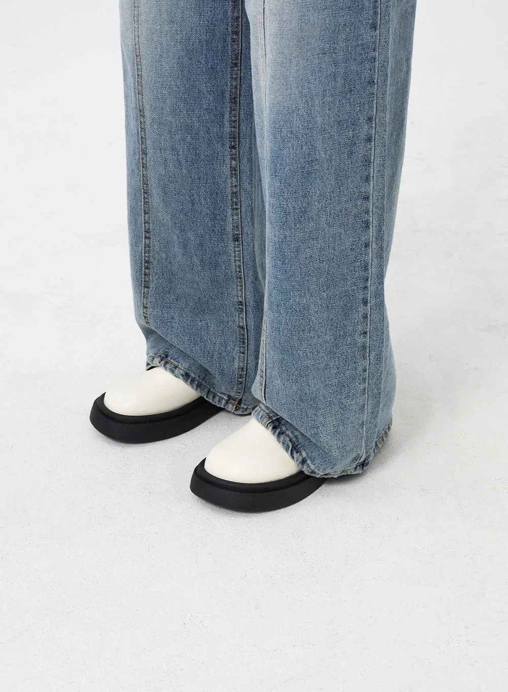 Round Toe Platform Loafer CM317 sold by Lewkin product image thumbnail 5