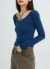 Caroline Long Sleeve Strip Top Set CS07 sold by Lewkin