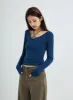 Caroline Long Sleeve Strip Top Set CS07 sold by Lewkin