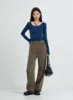 Caroline Long Sleeve Strip Top Set CS07 sold by Lewkin