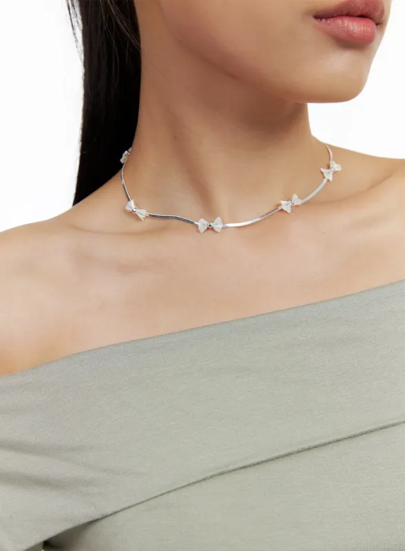 Five Ribbon Necklace IL417 sold by Lewkin