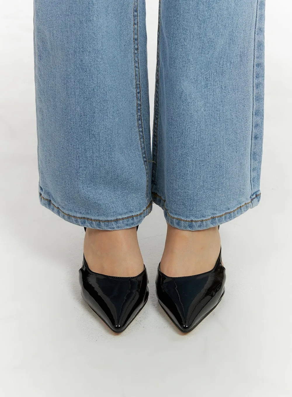 Buckled Slingback Heels CM420 sold by Lewkin product image thumbnail 3