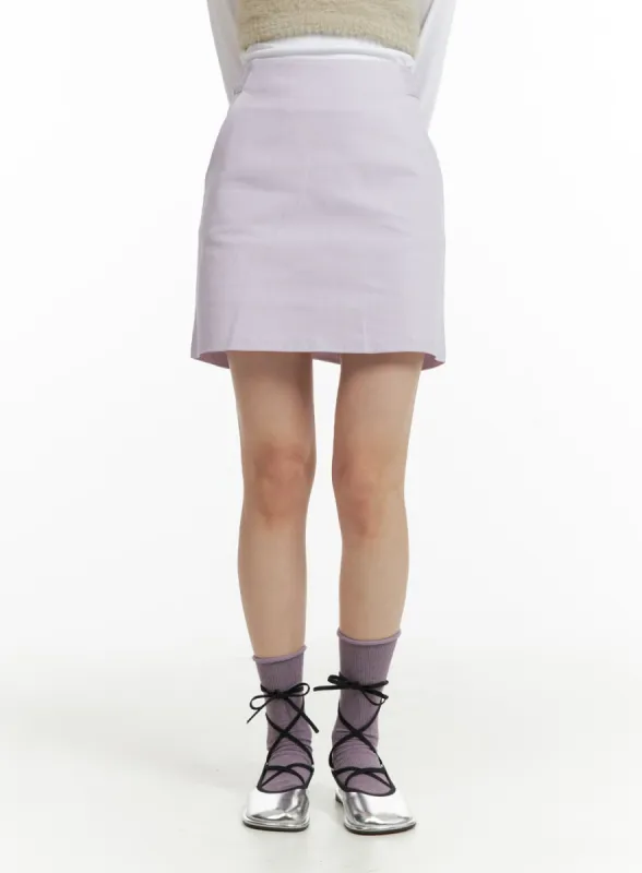 Basic Mini Skirt OF408 sold by Lewkin