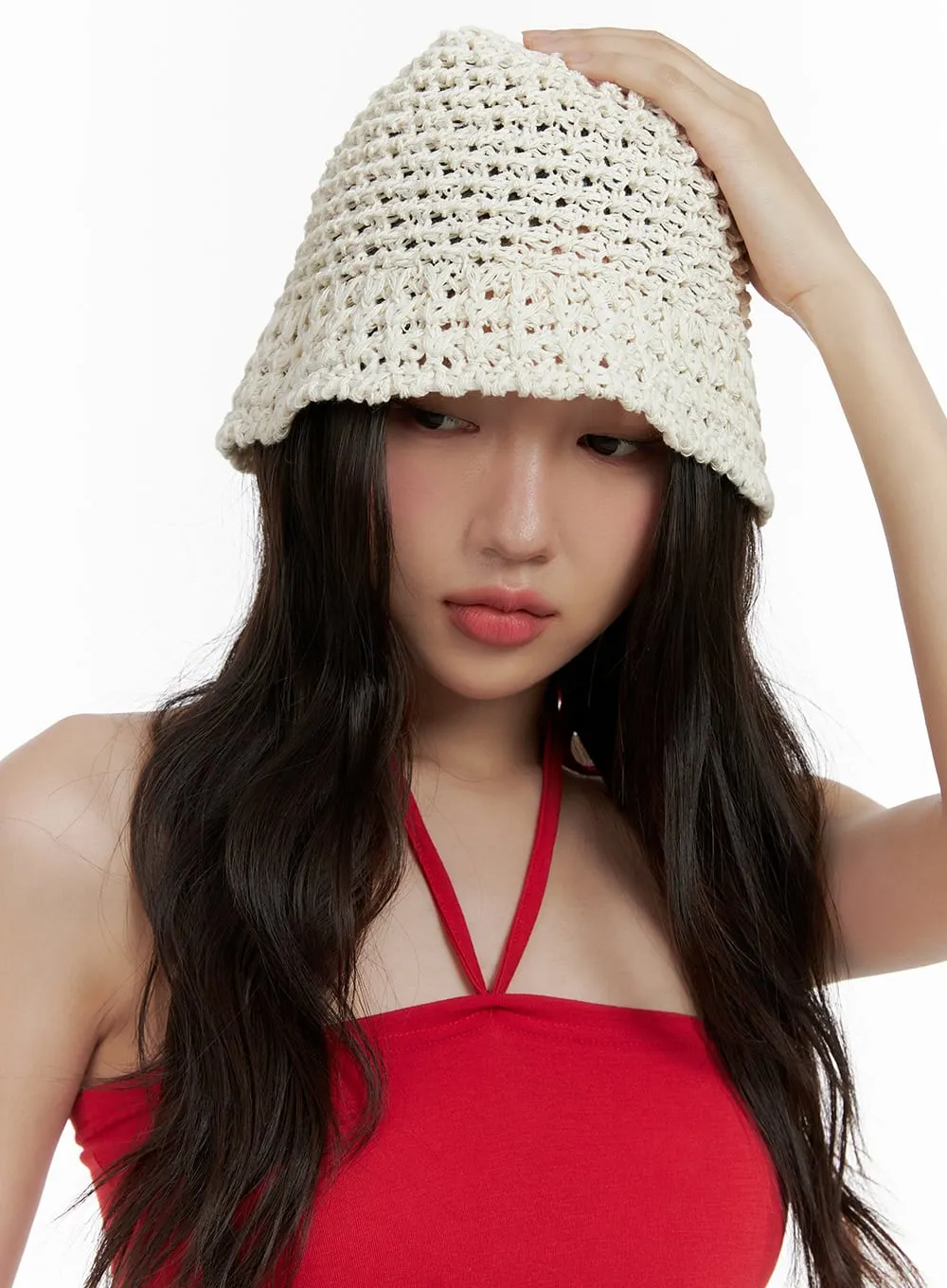 Crochet Bucket Hat CL410 sold by Lewkin