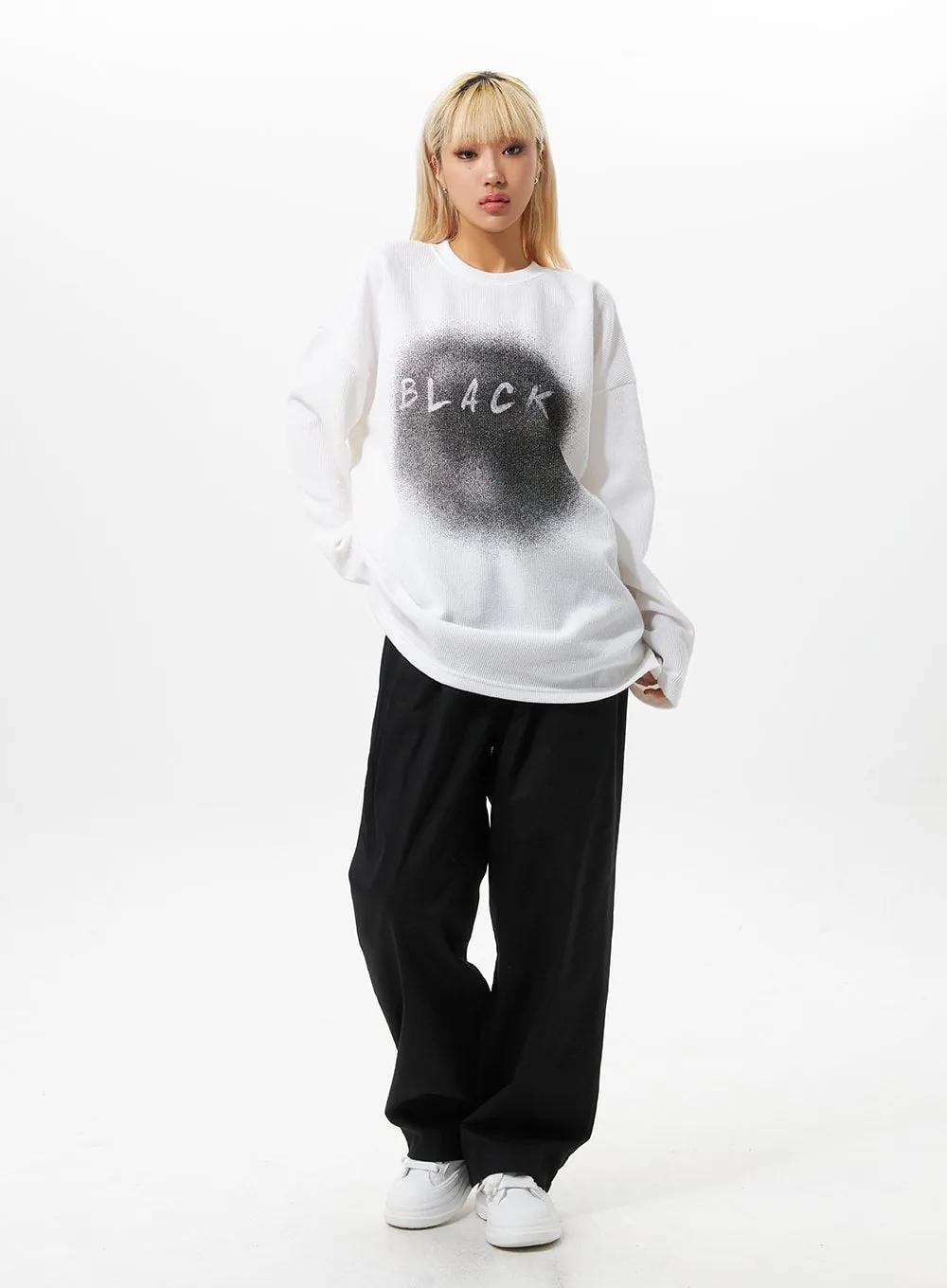 Graphic Oversize T-Shirt IO326 sold by Lewkin product image thumbnail 2