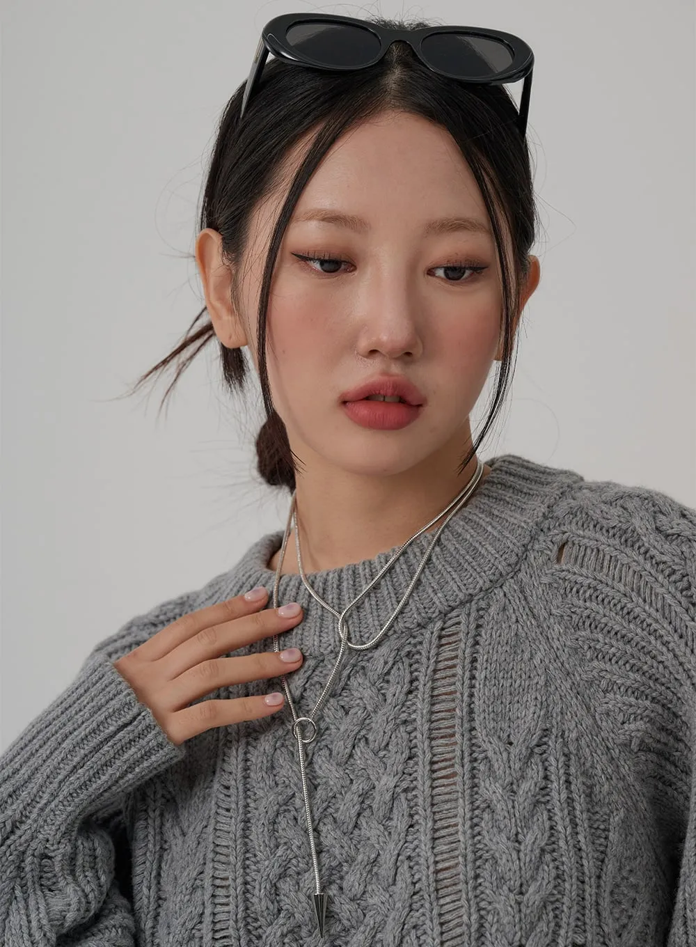 Layered Chain Necklace CN03 sold by Lewkin product image thumbnail 2