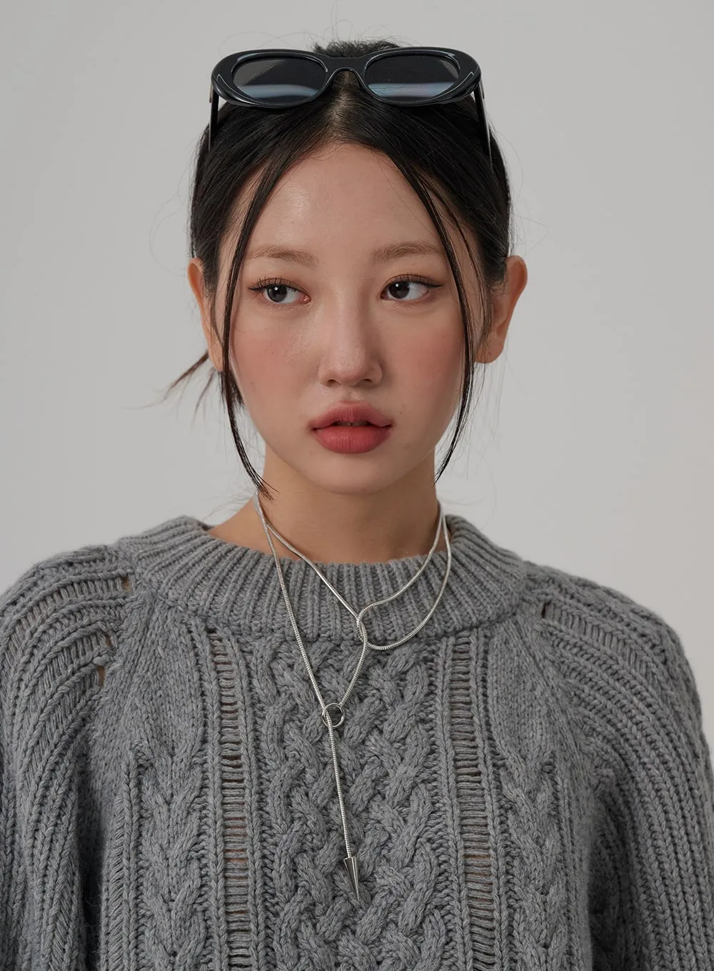 Layered Chain Necklace CN03 sold by Lewkin