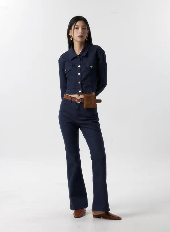 Spandex Bootcut Jeans IS315 sold by Lewkin