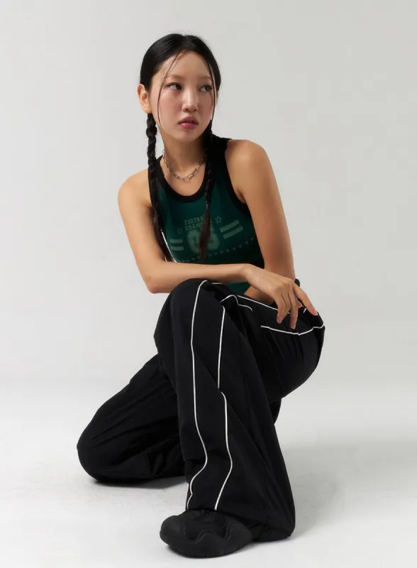 Football Tank Top CU323 sold by Lewkin
