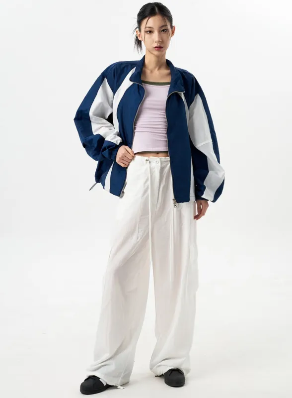 Baggy Parachute Pants Unisex CY311 sold by Lewkin