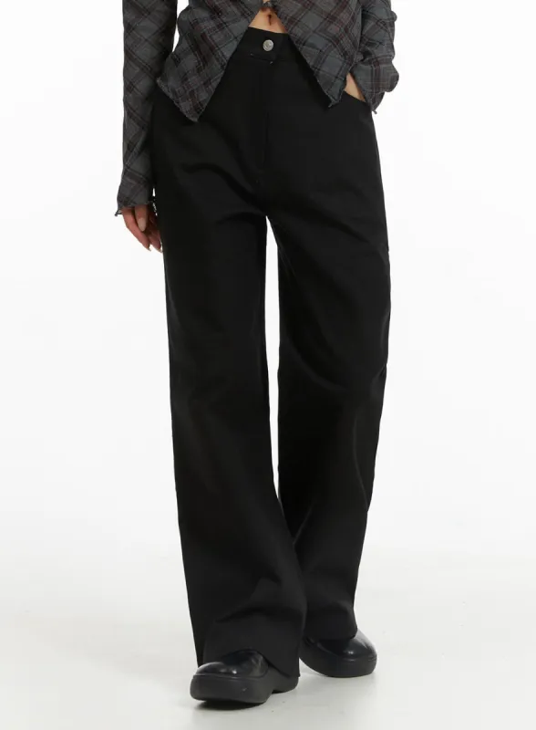 Straight Leg Trousers CF401 sold by Lewkin