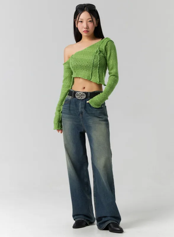 Straight Leg Jeans CS318 sold by Lewkin