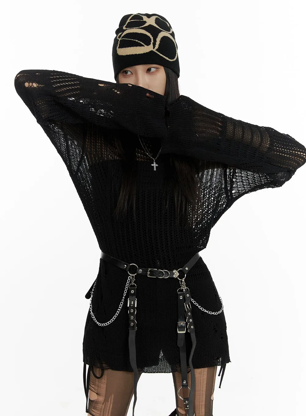 Two-Way Buckle Waist Chain CF428 sold by Lewkin product image thumbnail 2