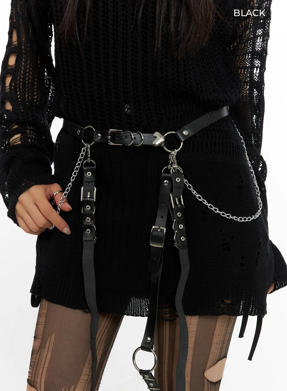 Two-Way Buckle Waist Chain CF428 sold by Lewkin product image thumbnail 5