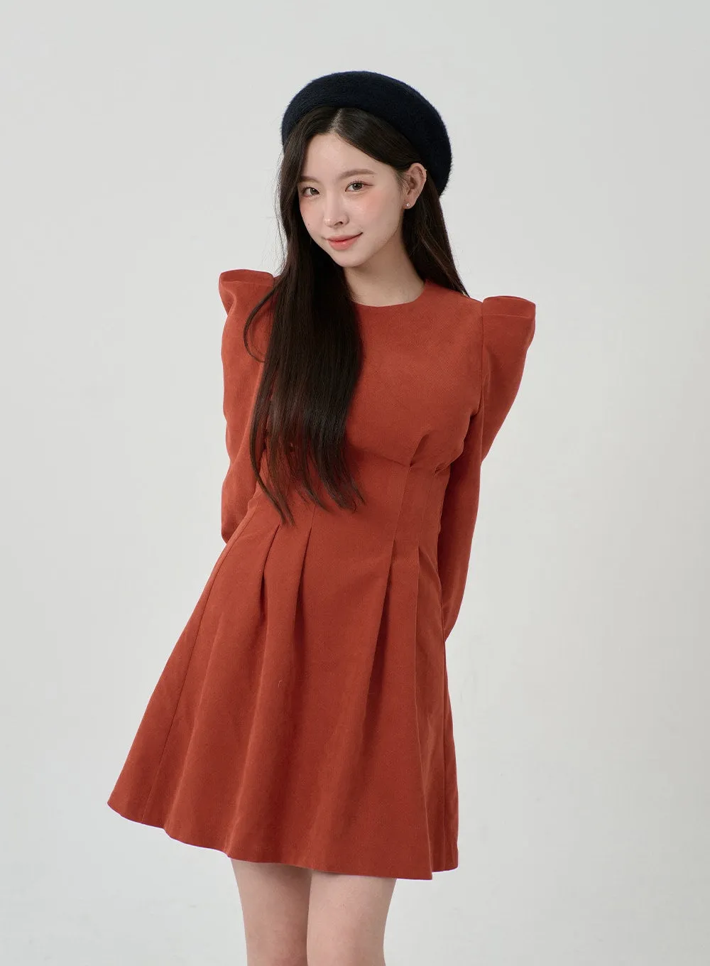 Puff Sleeve Mini Dress BD08 sold by Lewkin product image thumbnail 3