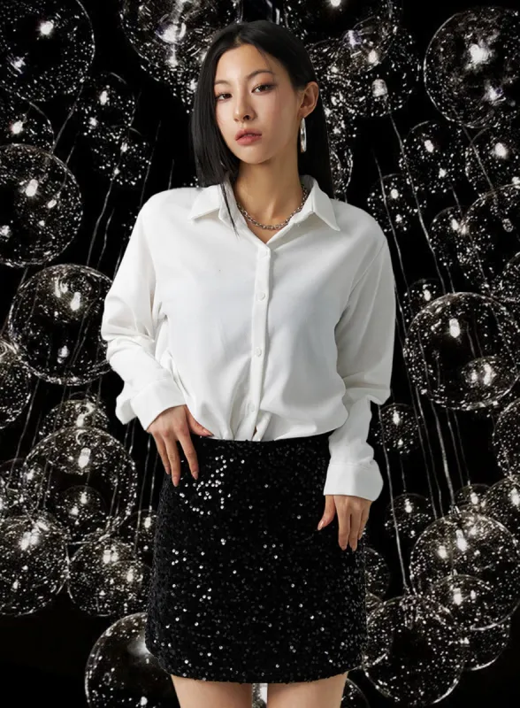 Basic Collar Buttoned Shirt ID306 sold by Lewkin