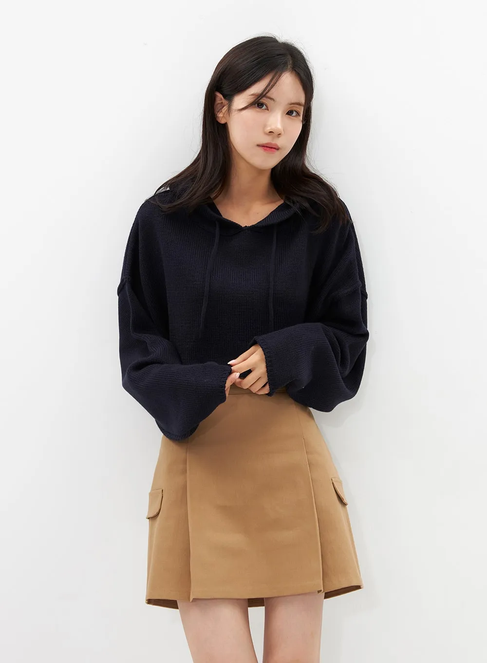 Pleated Cargo Mini Skirt OS315 sold by Lewkin product image thumbnail 5