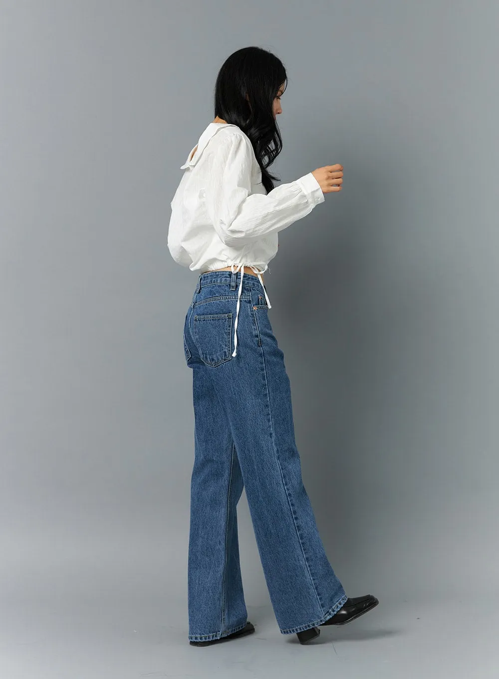 Straight Leg Jeans ON324 sold by Lewkin product image thumbnail 5