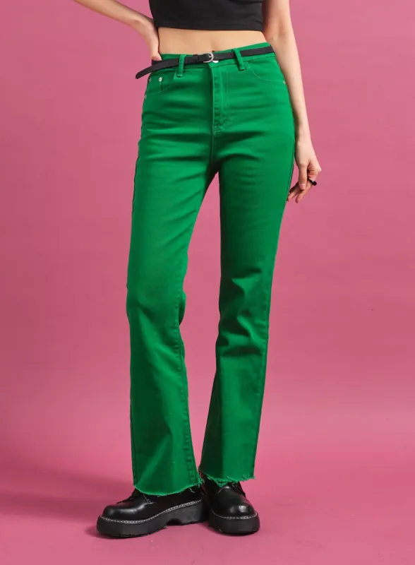 Super Saturated Straight Leg Pants CY17 sold by Lewkin