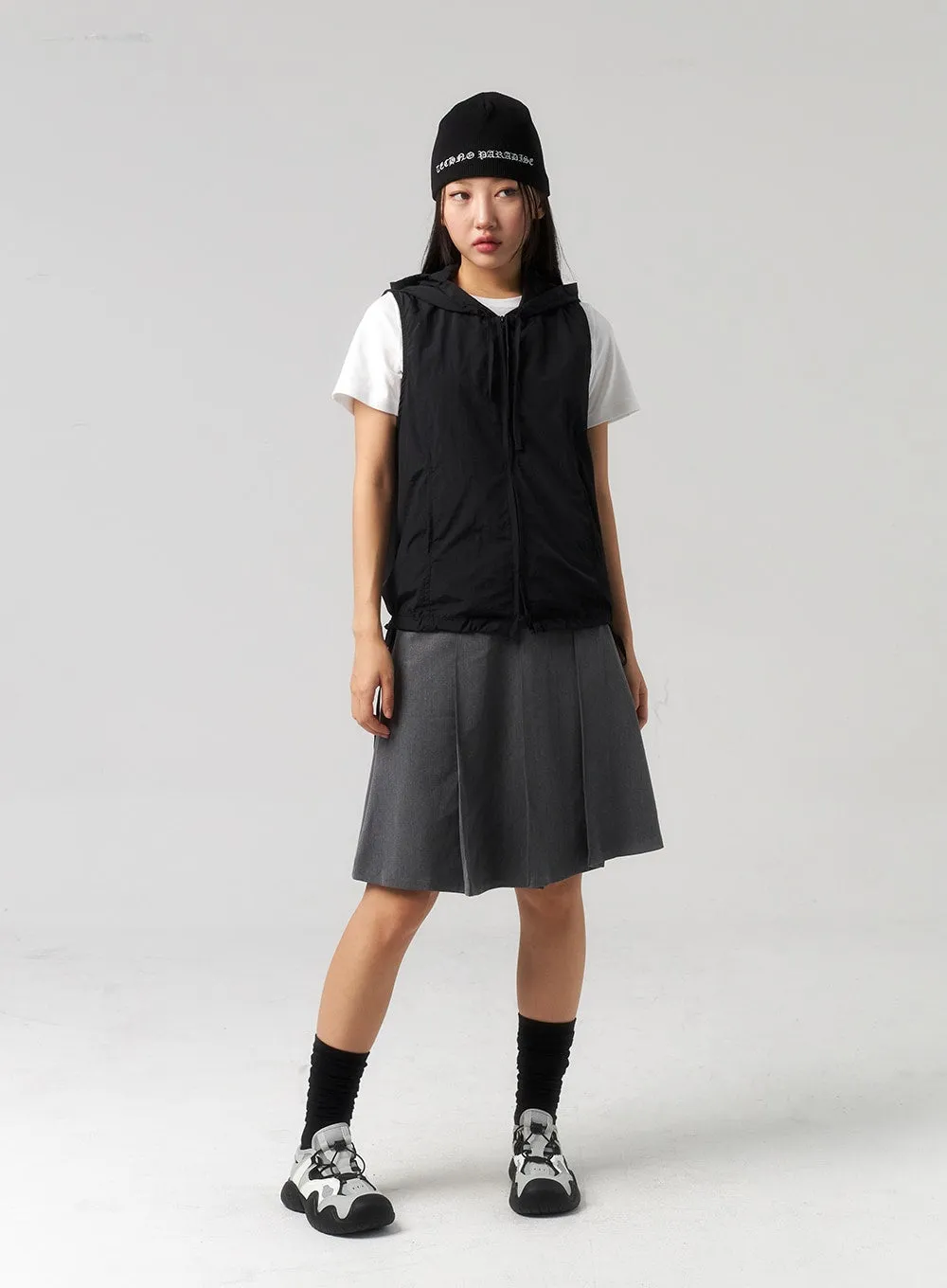 Zip-Up Vest Hoodie CU328 sold by Lewkin product image thumbnail 3