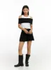 Pleated Mini Skirt IL419 sold by Lewkin