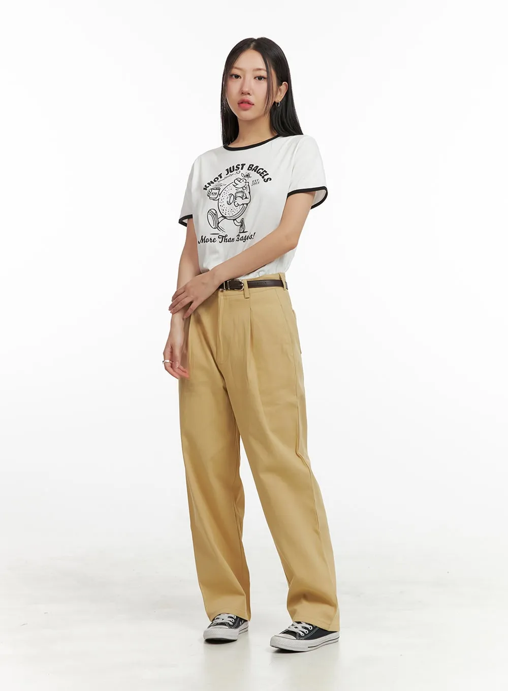 Contrast Graphic T-Shirt OU407 sold by Lewkin product image thumbnail 2