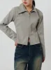 Faux Leather Jacket CF303 sold by Lewkin