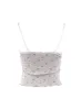 Floral Lace-Trimmed Camisole Top OF422 sold by Lewkin