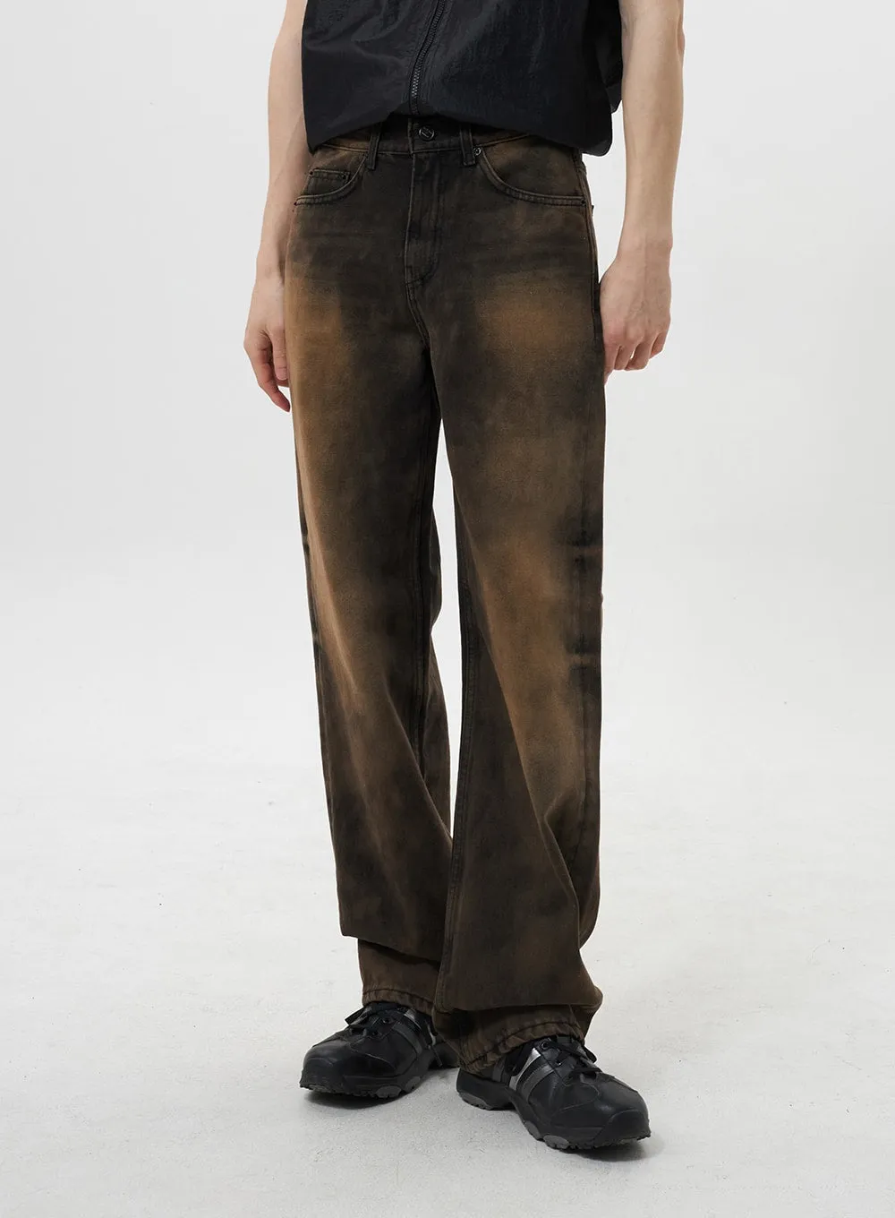 Brown Jeans Unisex CY322 sold by Lewkin product image thumbnail 2