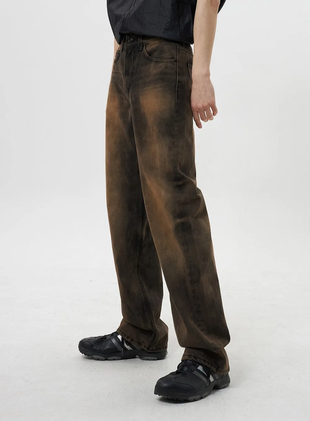 Brown Jeans Unisex CY322 sold by Lewkin product image thumbnail 5