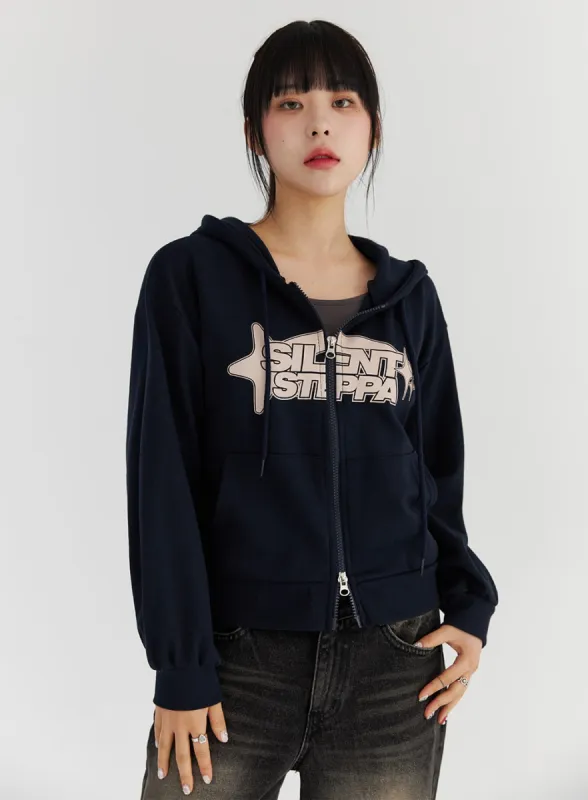 Graphic Print Hoodie Sweatshirt CS327 sold by Lewkin