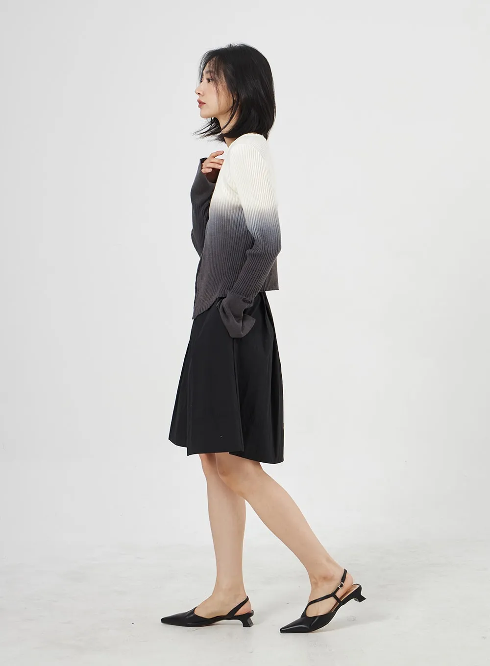 Slingback Pointed Toe Pumps OA310 sold by Lewkin product image thumbnail 5