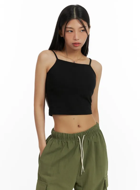 Basic Cotton Crop Cami Top CA423 sold by Lewkin