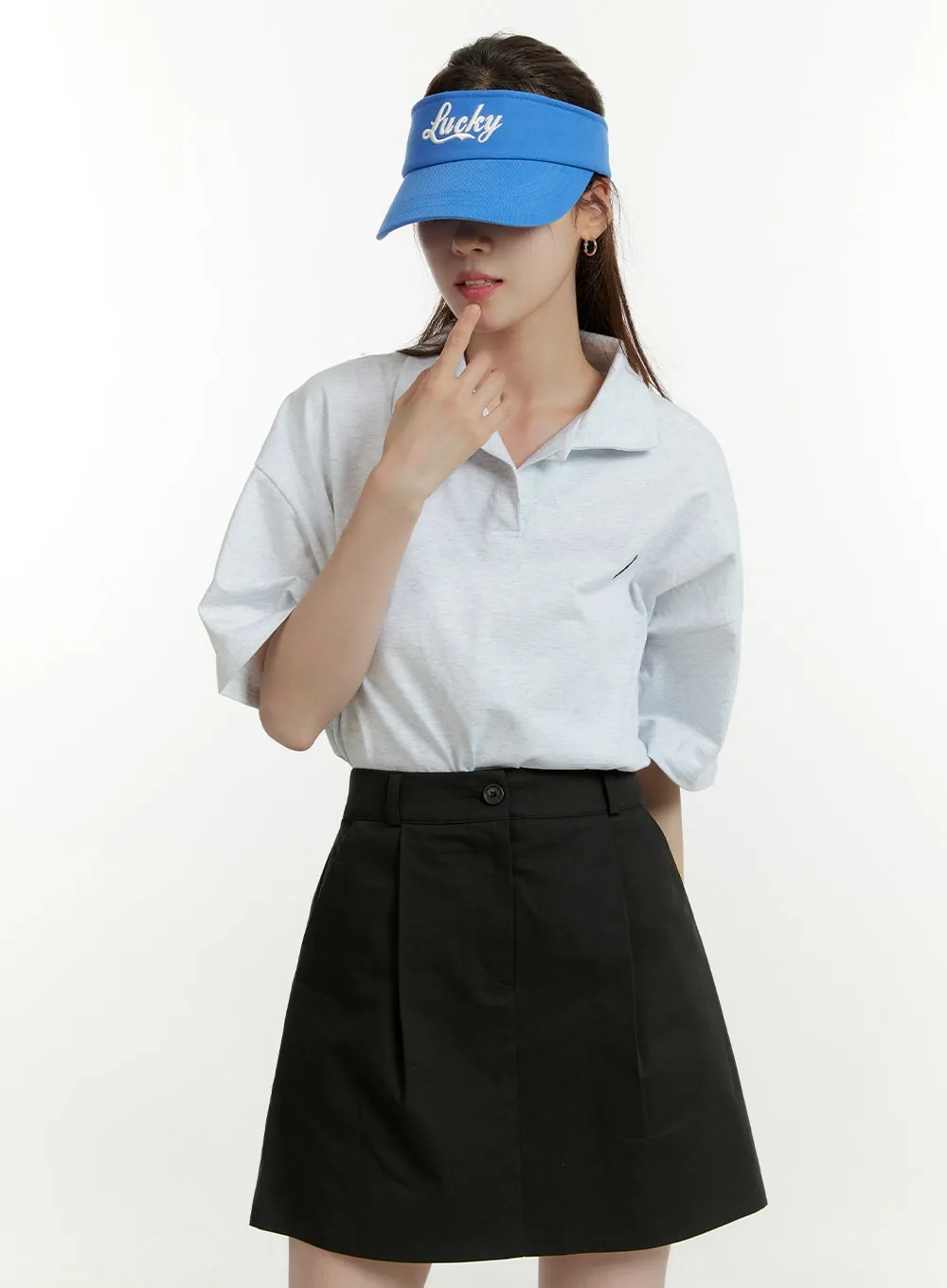 Cotton Visor OU427 sold by Lewkin product image thumbnail 2