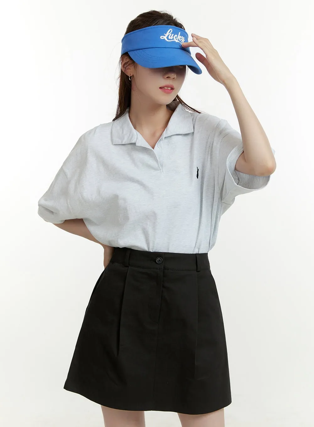 Cotton Visor OU427 sold by Lewkin product image thumbnail 3
