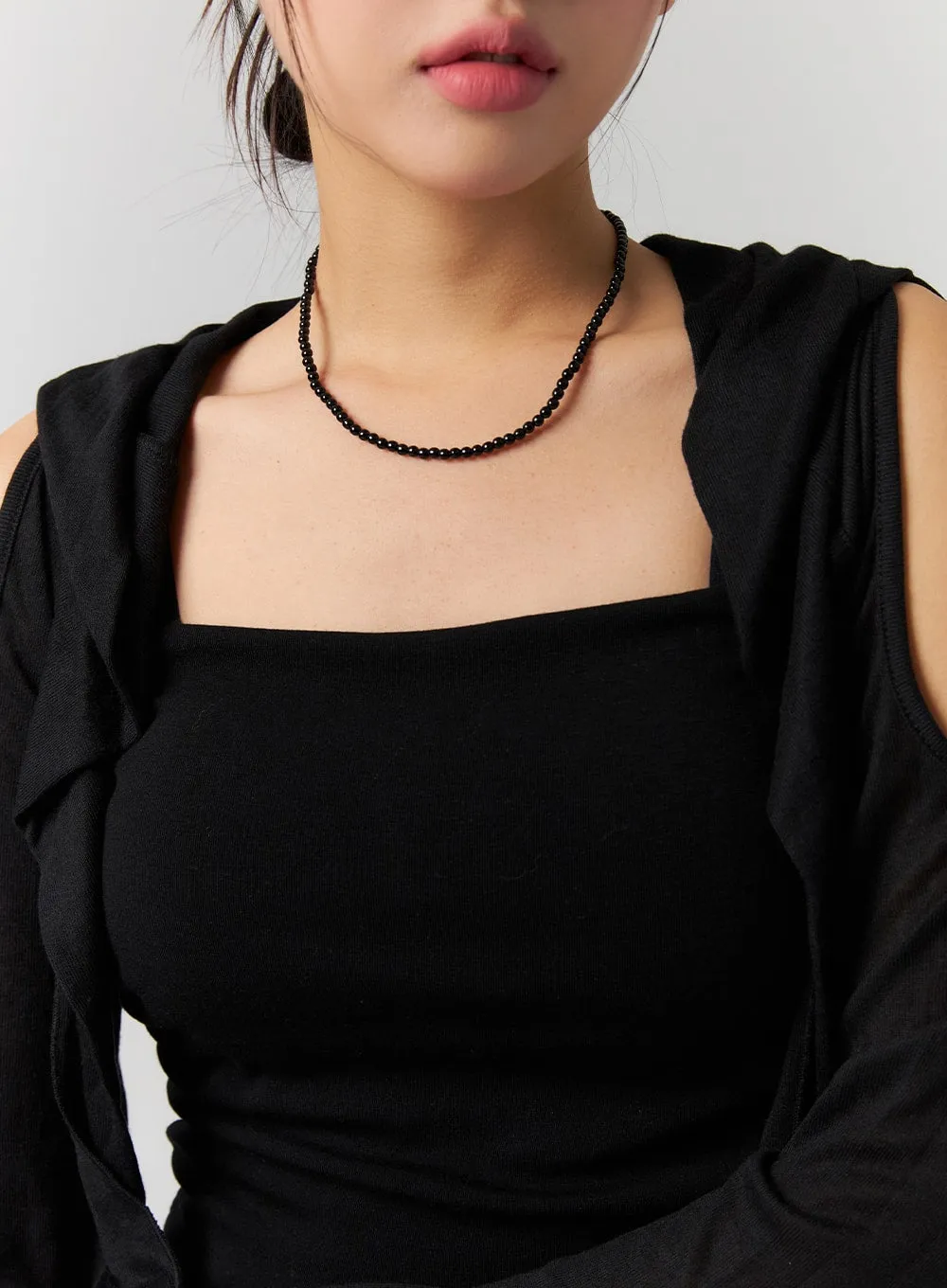 Dainty Beads Necklace CS320 sold by Lewkin