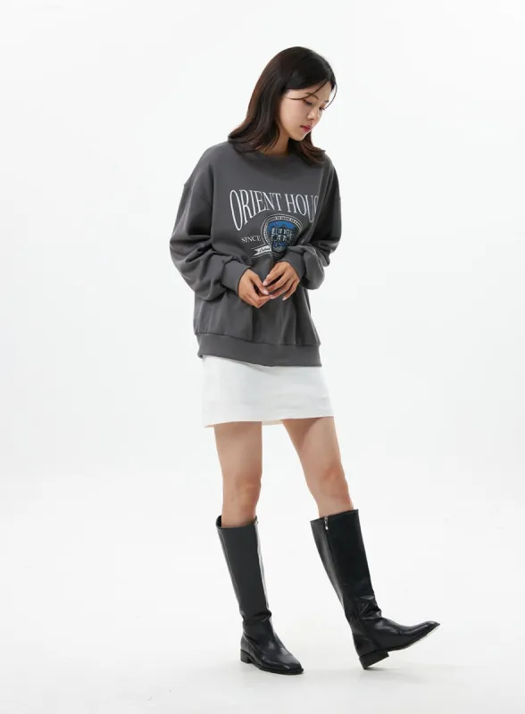H-line Mini Skirt OS322 sold by Lewkin