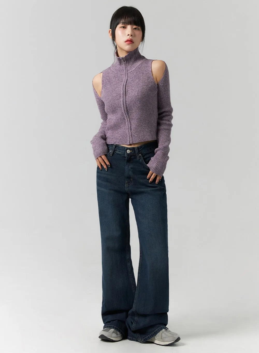 Relaxed Fit Bootcut Jeans CS318 sold by Lewkin